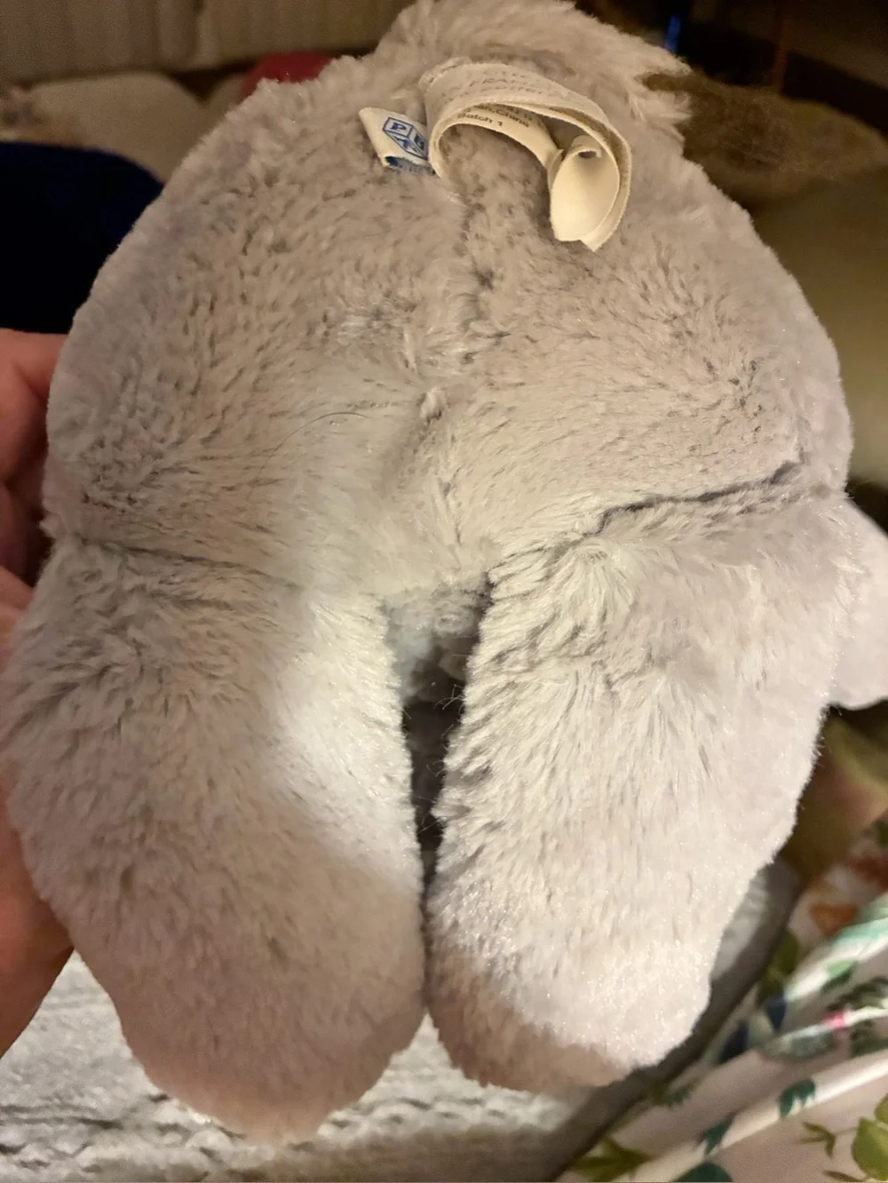 Pottery Barn Kids Nursery Collections Plush Grey Elephant. Clean & Sanitized. EC